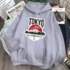 Японские токио печатные толстовки мужчина с длинным рукавом свободные хараджуку одежда с капюшоном мужской винтаж Удобные толстовки Haper Hip Hop Anime Hoodies H1227