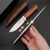 8 ''Новый D2 Blade Wood Handle Full Tang Tactics Тактический нож Кемпинг Охота Ножи выживания Охотничий нож VTH32