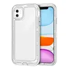 Nowy Clear Robot Case Transparent Full Body Defender Case Cover dla iPhone 15 Pro Max 14pro 14 13 13pro 12 11 XS XR 8 Samsung Galaxy S23 Ultra S22 Plus S21 Uwaga 20