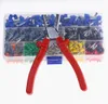 800 шт. Кабельная проволока разъем с рукой Ferrule khruber Pliers Crimp Tool набор AWG 10-23 Y200321