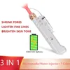 Smart Hydra Injector Face Care Dispositivos ￁gua Mesoterapia 7 Color Light Meso Gun Derma caneta M￡quina de inje￧￣o de microafa￧￣o