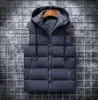 Automne Hiver 2020 Gilet Hommes Casual Gilet Sans Manches Vestes Woih À Capuche Chaud Hommes Gilets Bodywarmer Down Gilet Pour Hommes 6XL1