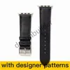 Designer Horlogebanden Strap Horloge Band 41mm 42mm 38mm 40mm 44mm 45mm horloge 1 2 3 4 5 Bands Lederen Armband Mode Strepen