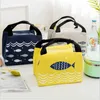 DIHOPE Portable Lunch Bag New Thermal Insulated Box Tote Cooler Handbag Bento Pouch Dinner Container School Food Storage C0125