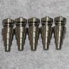 Handwerkzeuge Universal Infinity Domeless Tool 6 in 1 Titannagel 10 mm 14 mm 18 mm verstellbar männlich oder weiblich Öl Gr2 Ti-Nägel Silikonbehälter