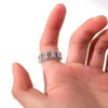 Hip Hop Jewelry Iced Out Diamond Engagement Wedding Band Rings for Women Men Finger Party Jewelry1832536