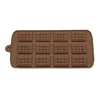 Nieuwe Dining Siliconen Mal 12 Zelfs Chocolade Schimmel Fondant Mallen DIY Candy Bar Mold Cake Decoratie Gereedschap Keuken Bakken Accessoires W108