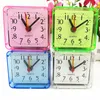 Multifunción Trip Bed Beep Alarm Clock Desktop Alarm Clock Portable Cute Cartoon Alarm Clocks Cocina Estudio Cuadrado Relojes pequeños BH1708 TQQ