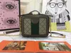 5A Bag designer Ophidia 602576 mini axelkamera topp blixtlåsväska crossbody handväska lyxkvinna handväskor äkta läder duk svart handväska hög kvalitet