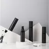 15ml 30ml 50ml 24 sztuk Butelka pompy Perfumy Black Airless Perfumy, Krem do balsam, Matte Travel Spray