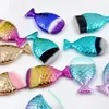 プロの人魚の形の化粧ブラシパウダーの赤面の基礎化粧品の魚の道具27色