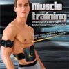 20 Sätta Hem Gym EMS Abdominal Muscle Stimulator Trainer Kit USB Connect ABS Fitness Equipment Training Gear Muscles Toner Massage