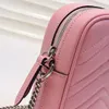 2021 Moda Hakiki Deri Gümüş Donanım Kadınlar Ile Kadın Omuz Çantası Kutusu Çanta Ile Sıcak 4 Renk En Kaliteli Mini Kadınlar Crossbody Çanta