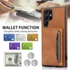 Foldable Flip Leather Phone Case for iPhone 13 12 Pro Max Samsung S22 S21 Ultra S20FE S20 Plus Note20 Note10 A13 Multiple Card Slo3830827