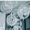 50pcs Non Winkles Balloons PVC transparents 1018 pouces Bubble Clear Wedding Party Decorative Helium Ballons Kid Toys Ball3246884625