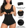 Original Aveibee Shapewear pour femmes ventre contrôle Shapers Fajas colombiennes corps Shaper fermeture éclair ouvert buste Body