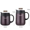 Pinkah Coffee Thermo Mug 350 ml 0ml Office Vakuumkolvar Hemt Thermos Cup med handtag isolerade som gåva Y200107