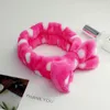 Shower Headbands Coral Fleece Elastic Hairbands Wash Face Cosmetic Headband SPA Bath Headwear Make Up Accessories 37 Designs DW6125563510