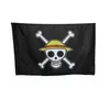 Benutzerdefinierte einteilige Strohhut -Piratenflaggen Banner 3x5ft 100d Polyester hohe Qualität mit Messing -Teilen7286625