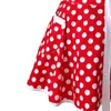 Bella Sweetheart Red Retro Grembiuli da cucina Donna Ragazza Cotton Polka Dot Cooking Salon Vintage Grembiule Abito Natale Y200103237w