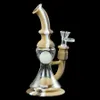 8.4'' Float ball Water Pipes glass bong pipe silicone smoking bongs shisha hookahs for tobacco