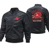 Bomberjacke Männer Hip Hop Jacke Männer Hohe Qualität Anime Akatsuki Druck Mantel Dicke Winter Windjacke Mäntel Plus Größe S-5XL 220212