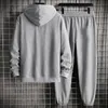 OEIN Lässige Trainingsanzug Männer Mit Kapuze Sweatshirt Outfit Herbst Herren Sets Sportswear 2021 Männlich Hoodie + Hosen 2PCS Jogging Sport anzüge 220211