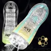 NXY Sex Masturbatoren Spielzeug für Männer Weiche Vagina Druckluft Masturbator Cup Transparent Erwachsene Ausdauer Übung Produkt Silikone Vakuum Tasche 220127