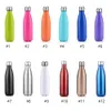 Cola Shaped Water bottle Insulated Double Wall Vacuum Heathsafety BPA Stainless Steel Highluminance Thermos Bottles 500MLa22397822