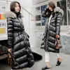 Designer-Winter Jacket Women Duck Down Parka Real Fox Fur Collar Hooded Parkas Warm Thick Long Female Coat Waterproof
