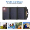 الولايات المتحدة الأسهم choetech 19W شاحن الهاتف الشمسي المزدوج منفذ USB التخييم لوحة الشمسية المحمولة شحن متوافق مع SmartPhoneA41 A51233L
