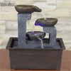 Inomhus Lucky Desktop Water Fountain Decoration Small Ornaments Firidifier Feng Shui Wind Wheel Home Y200104