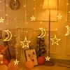 LED Elk Star Bell Moon Guirlandes de Noël String Fée Rideau Lumières en plein air pour la fête Accueil Arbre de Noël Ornement Nouvel An Décor Y201020