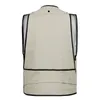 Hommes Mesh Baggy Gilet Sans Manches Avec De Nombreuses Poches Printemps Automne Mâle Casual Noir Veste De Tir Hommes Multi Poche Gilet 201120