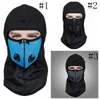 Full Masks Winter Warm Face Masks Headgear Outdoor Sport Cycling Face Mask med dubbelventil Vindtät cykelskidmask Cover LSK1894