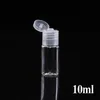 Plastic Bottle Flip Butterfly Lid For Liquid 5ML 10ML 20ML 30ML 50ML 60ML 100ML 120ML Travel Essential Oils Perfume PET Bottles With Caps