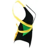 VOARYISA Women039s Een Stuk Caribische Vlag Rasta Lichaam Vormgeven Monokini Badpak Badmode Badpak Y2008246849934