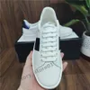 Ny personlighet Fritidsskor chaussures Skor med högsta kvalitet äkta läder Män Kvinnor Casual Sneakers Grön Röd Stripe scarpe