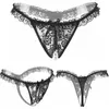 5 pçs / lote 5 estilo preto cor pérola calcinha mulheres underwear sexy g cordas lace thongs cintura baixa bowknot strings lj200822