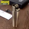 CLIPPER Torch Cigar Pipe Lighter Grinding Wheel Ignition Metal Flint Lighter Gas Free Fire Lighter Refillable Cigarette Dropshipping