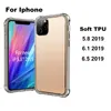 Good cases Anti-knock Silicon for iPhone 15 13 14 12 11 pro xs max xr x 8 6S 7 Plus Case colorful Gel airbag TPU Clear soft Cover SAMSUNG 23