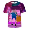 Przygoda Time 3d Thirt T Shirt Kobiet mężczyzn HARAJUKU Streetwear Hip Hop Finn i Jake The Dog Face Cosplay Tshirt Summer Tops4479229