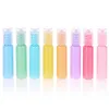 500 pcs/lot 10 ml 30 ml coloré main bouteille vide en plastique flip cap désinfectant bouteille cosmétiques emballage tube