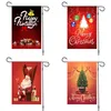 Santa Claus Garden Flags Merry Christmas Decorations Banners Candle Sugar Small Bell Flag Festival Sfeer Supplies 6MX F2