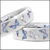 Cluster ringen sieraden mode creatieve vlinder colorf bruiloft voor vrouwen elegante Micolor zirkoon glamour ring meisje gift drop levering 2021