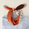 Beautiful Print Luxury Bag Strap Scarf Women Silk Scarf Fashion Head Scarf Headwear Square Scarves Bag Accessories Ribbon