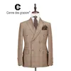 Cenne des Graoom New Homens Terno Manta Dupla Breasted Dois Peças Slim Fit de Alta Qualidade Festa de Casamento Cantor Corrente DG-188 201105