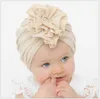 18 Colors New Baby Hats Toddler Knitted Cotton Caps Infant Flower Hat Newborn Hats 10pcs/lot