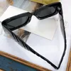 2021SS Womens Thick Sheet Sunglasses Female Designer Sunglasses Square Plate Frame Oval Lenses Fishbone Mirror Leg Design SUN Glas2613