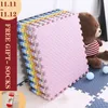 24pcs / lot Baby Play Mat Plain Color Puzzle Mats EVA Foam Mat Kids Jigsaw Mats 31X31X1.1cm Для спальни Защитная напольная плитка Mat LJ201114